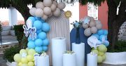 candy bar βάπτισης ocean theme γαλάζιο