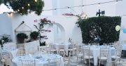 τραπέζια βάπτισης σε μπλε αποχρώσεις